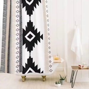 Becky Bailey Pueblo shower curtain